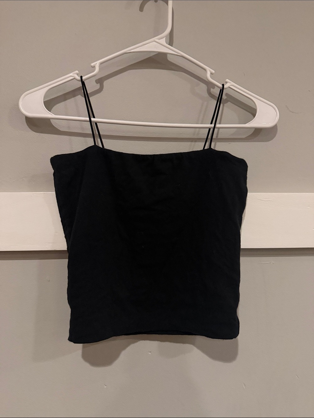 Classic Black Spaghetti-Strap Camisole